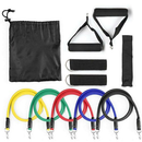 Kit Elástico Treino Extensor 11 Itens