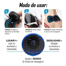 Mini Massageador EMS Estimulador Elétrico De Pescoço Portátil.