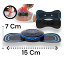 Mini Massageador EMS Estimulador Elétrico De Pescoço Portátil.