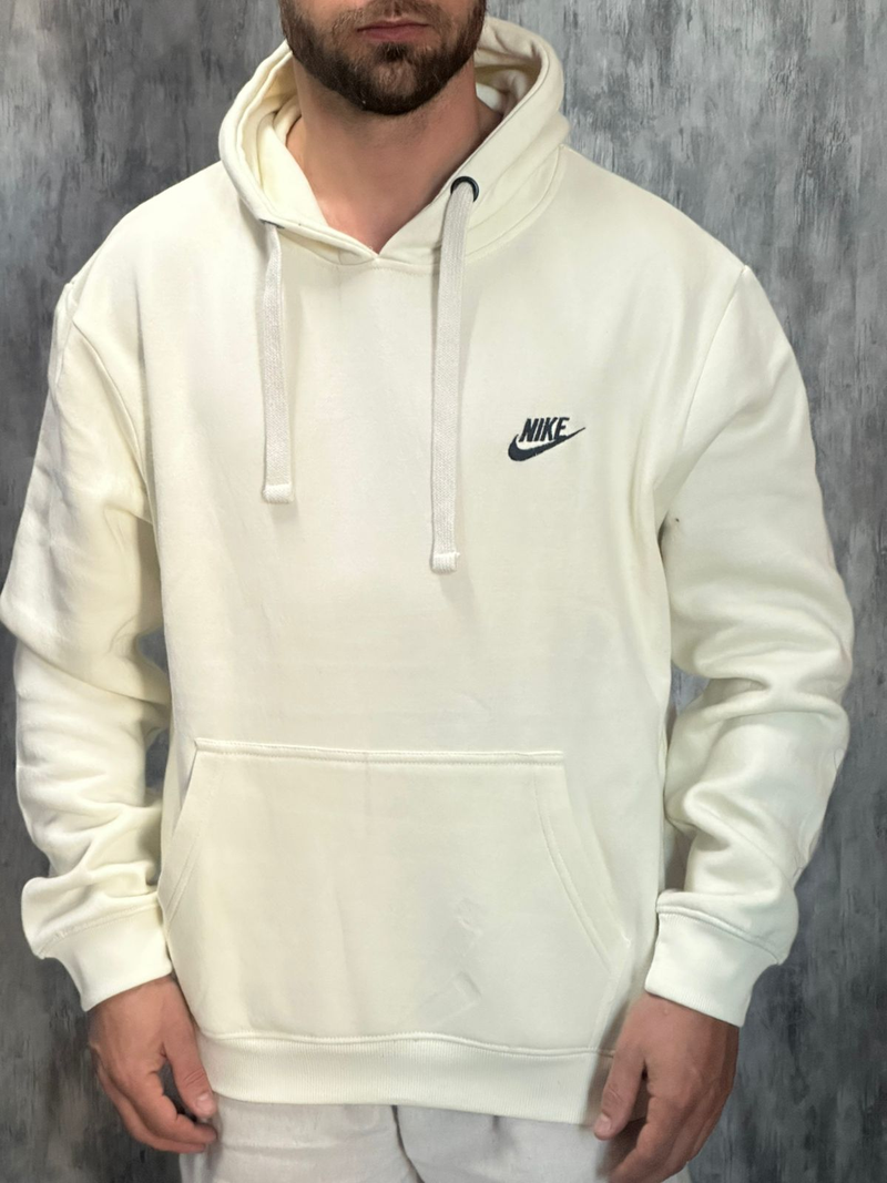 Nike Moletom Cangurú OFF WHITE