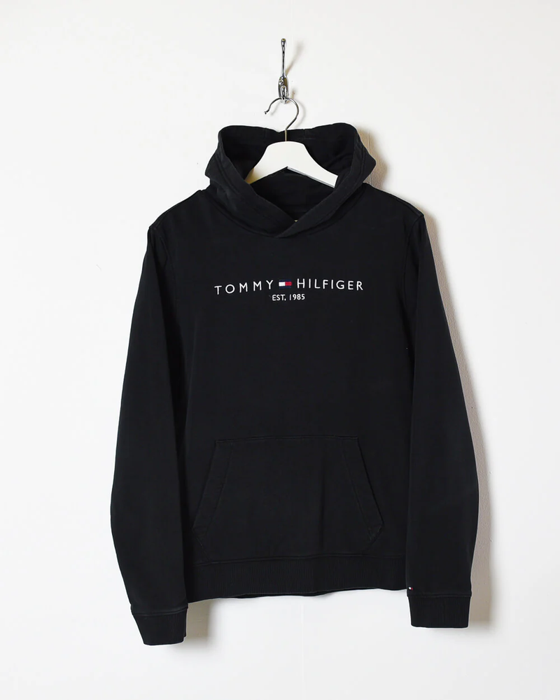 Moletom Tmmy Hilfiger Canguru Preto