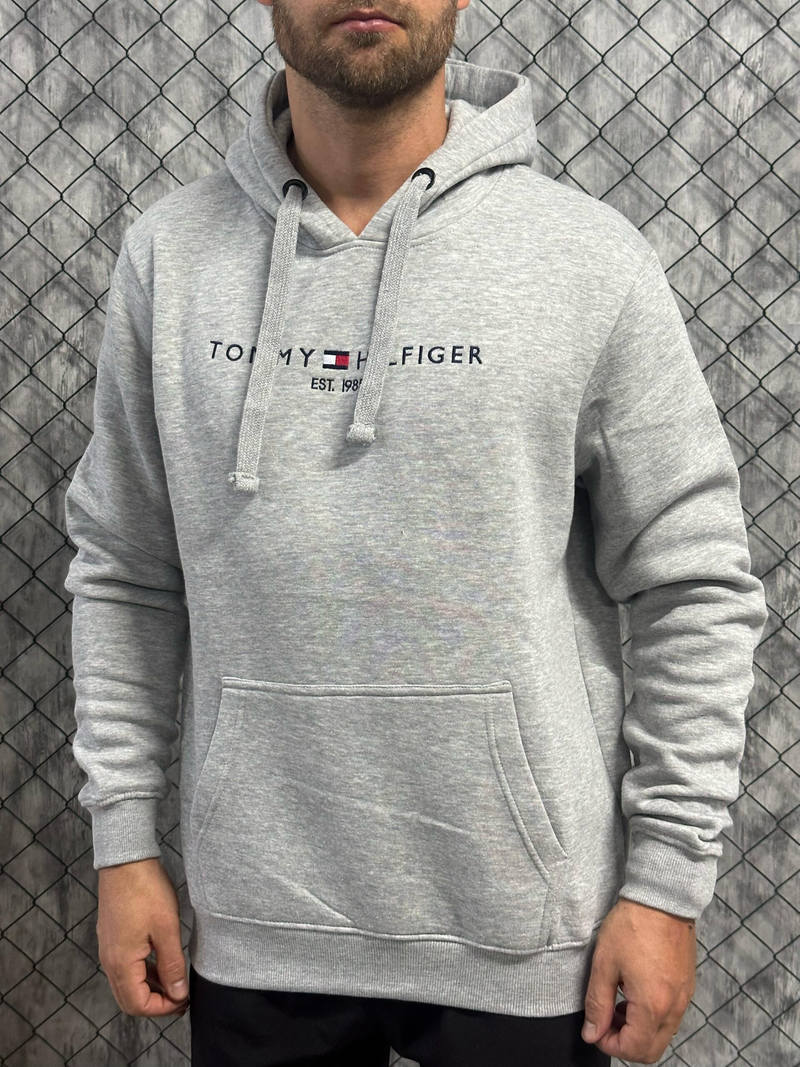 Moletom Tmmy Hilfiger Canguru Preto